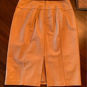 Danier Real Italian Leather Skirt – Size 10 | Timeless Investment Piece